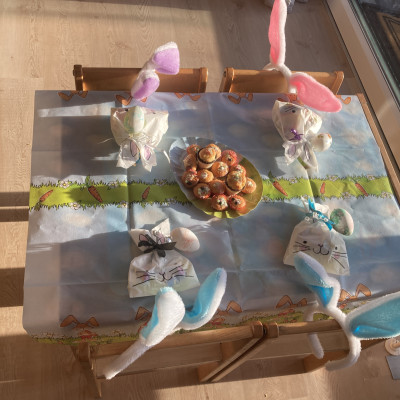 Gemeinsames Osterfrühstück Gemeinsames Osterfrühstück